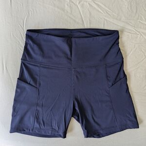 Navy Blue Women's Bike Shorts